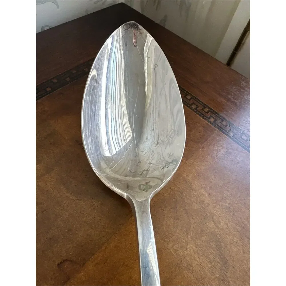 Reed And Barton Silver Plate Serving Spoon Heart Shape